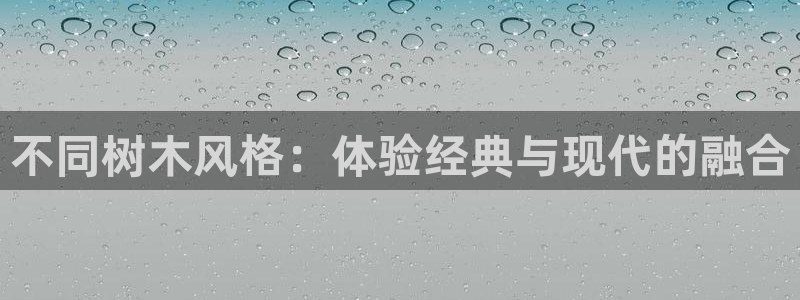 摩根娱乐dj：不同树木风格：体验经典与现代的融合