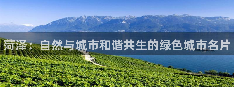 摩根娱乐50186找:菏泽:自然与城市和谐共生的绿色城市名片