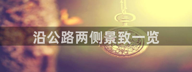 义乌摩根娱乐会所图片:沿公路两侧景致一览